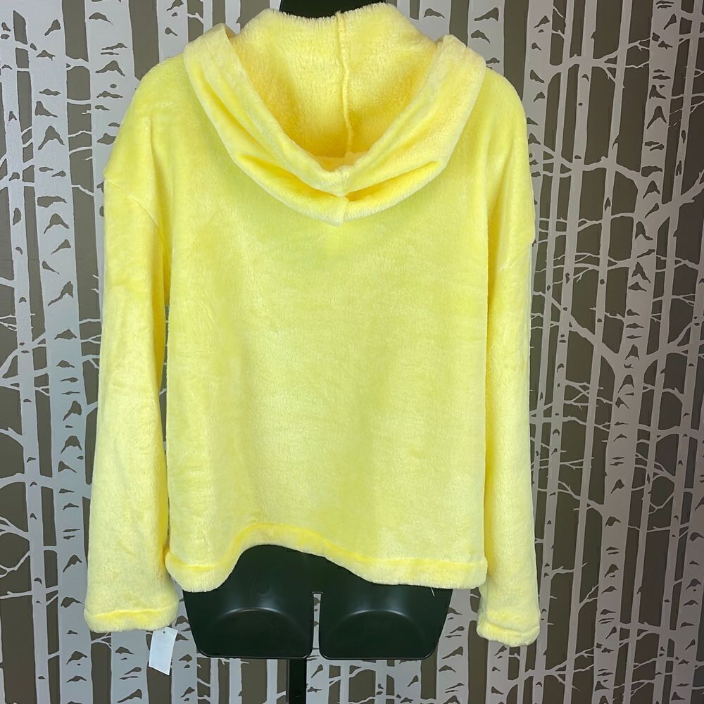 Pink
Rose NEW Yellow Super Soft Fleece Zip Neck Hoodie sz M - Picture 3 of 7